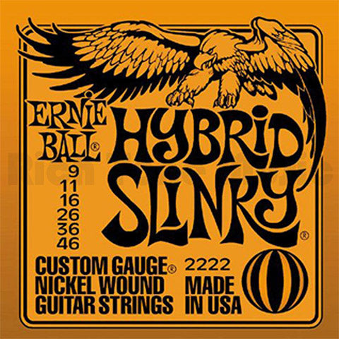 ERNIE BALL ENCORDADURA GUITARRA ELEC. ACERO HYBRID SLINKY