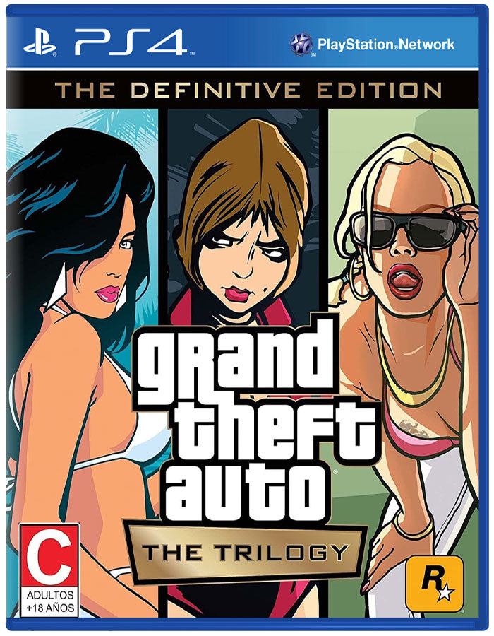 GRAND THEFT AUTO THE TRILOGY PLAYSTATION 4 THE DEFINITIVE EDITION