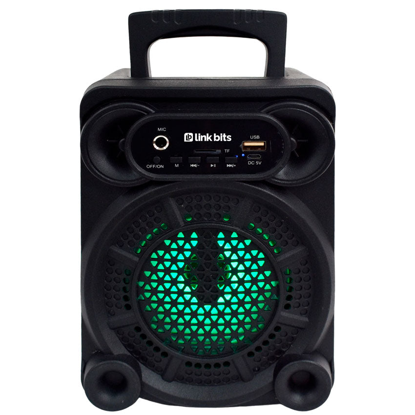 LINKBITS BOCINA RECARGABLE BLUETOOTH 4" CON MICROFONO