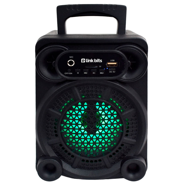 LINKBITS BOCINA RECARGABLE BLUETOOTH 4" CON MICROFONO