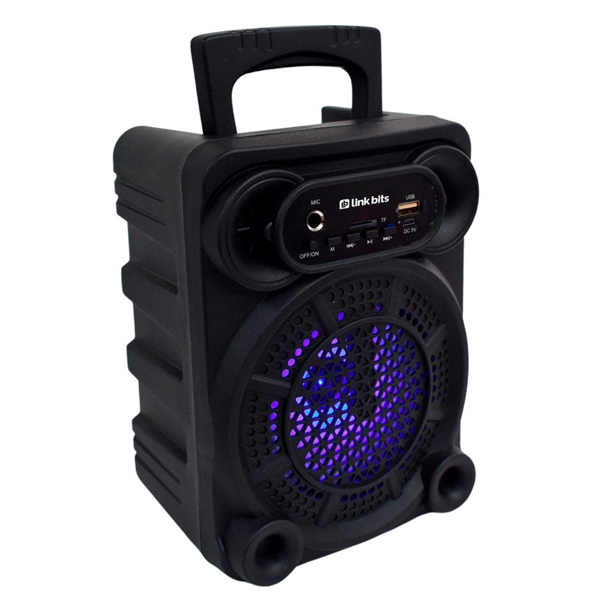 LINKBITS BOCINA RECARGABLE BLUETOOTH 4" CON MICROFONO