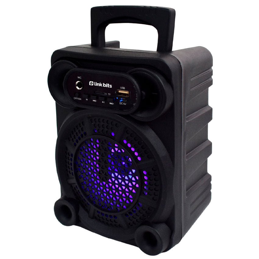 LINKBITS BOCINA RECARGABLE BLUETOOTH 4" CON MICROFONO
