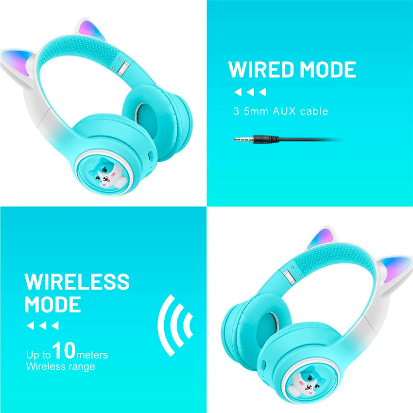 AUDIFONOS BLUETOOTH LINKBITS GATO "G"