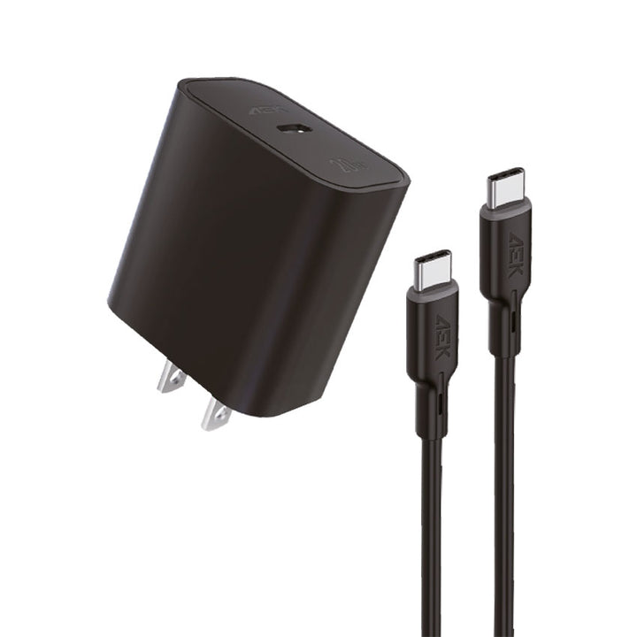 ADAPTADOR AC USB AEK INCLUYE CABLE USB TIPO "C" A USB TIPO "C"