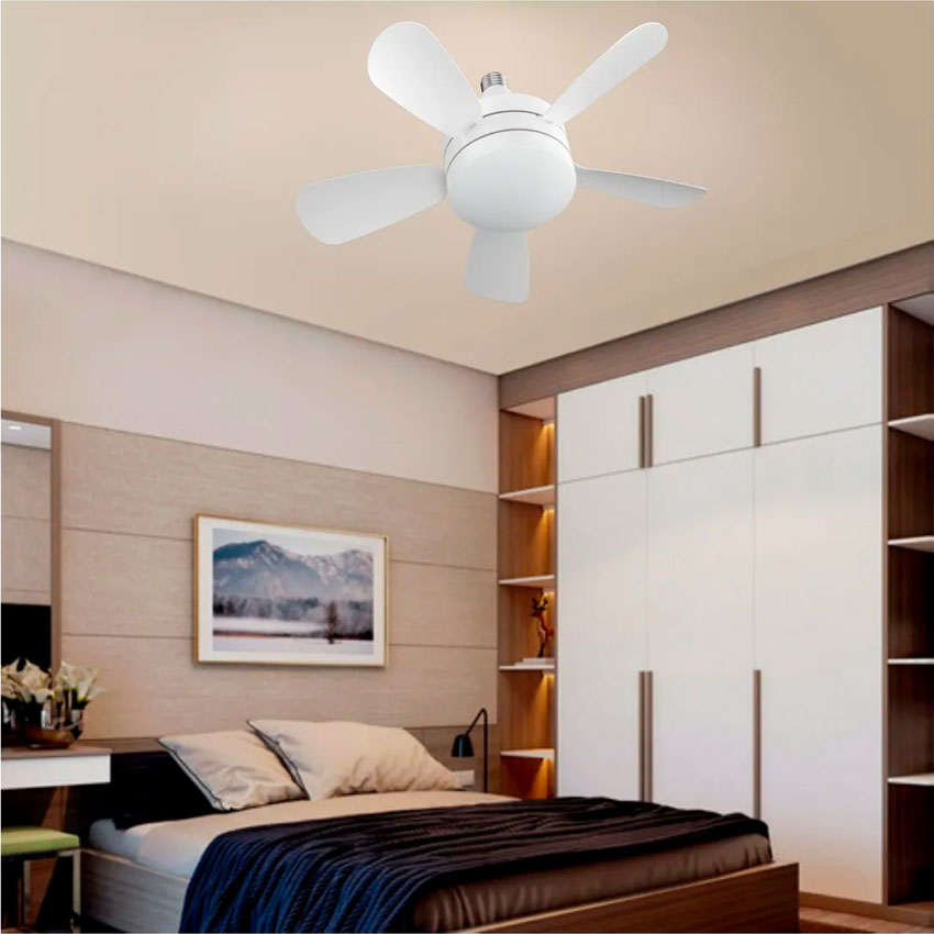 TIANLAI VENTILADOR CON LÁMPARA INTEGRADA