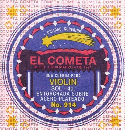 EL COMETA CUERDA PARA VIOLIN