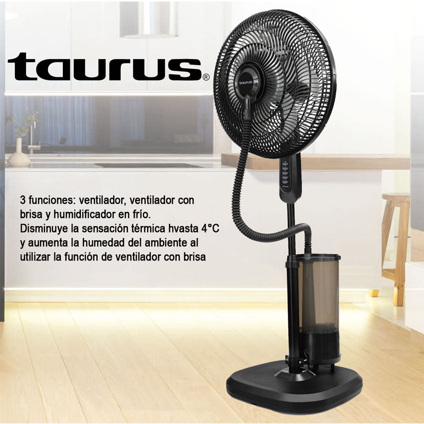 TAURUS VENTILADOR DE PEDESTAL CON BRISA 18 PULGADAS