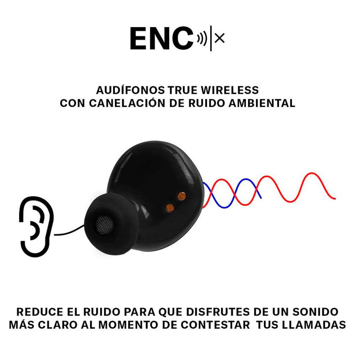BILLBOARD AUDIFONOS TRUE WIRELESS SOUL TRACK NEGRO