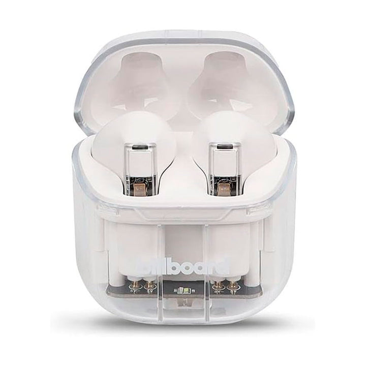 BILLBOARD AUDIFONOS INALÁMBRICOS TRUE WIRELESS SOUL CLEAR ENC BLANCO CON MICRÓFONO 5HRS USO