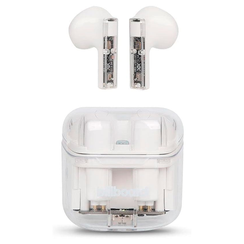 BILLBOARD AUDIFONOS INALÁMBRICOS TRUE WIRELESS SOUL CLEAR ENC BLANCO CON MICRÓFONO 5HRS USO