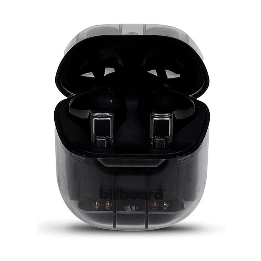 BILLBOARD AUDIFONOS INALÁMBRICOS TRUE WIRELESS SOUL CLEAR ENC NEGRO CON MICRÓFONO 5HRS USO