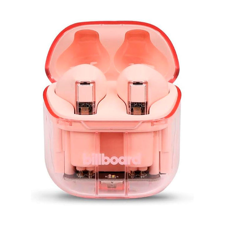 BILLBOARD AUDIFONOS INALÁMBRICOS TRUE WIRELESS SOUL CLEAR ENC ROSA CON MICRÓFONO 5HRS USO