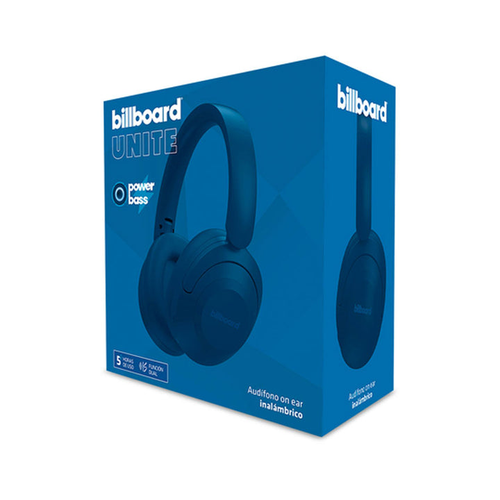 AUDIFONOS BLUETOOTH BILLBOARD UNITE AZUL "G"