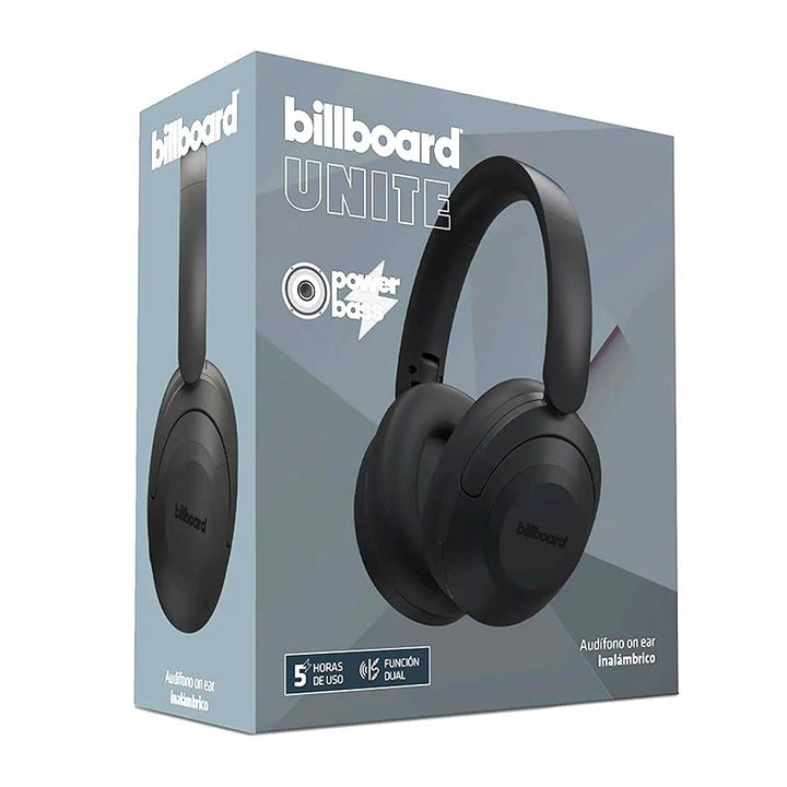 AUDIFONOS BLUETOOTH BILLBOARD UNITE GRIS "G"
