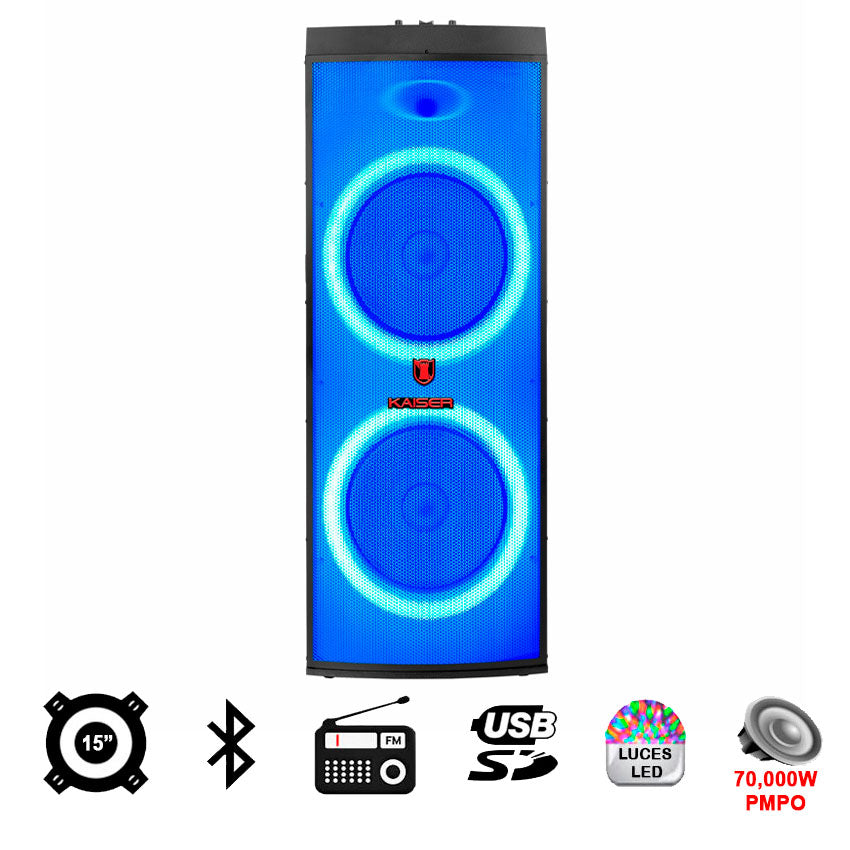 BAFLE KSR ONE BODY 2X15"