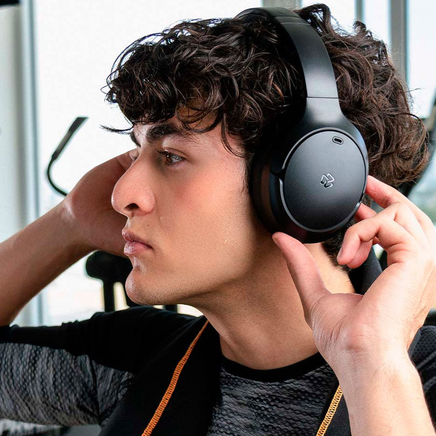 STF AUDIFONOS BLUETOOTH ONE PLUS ANC NEGRO "G"