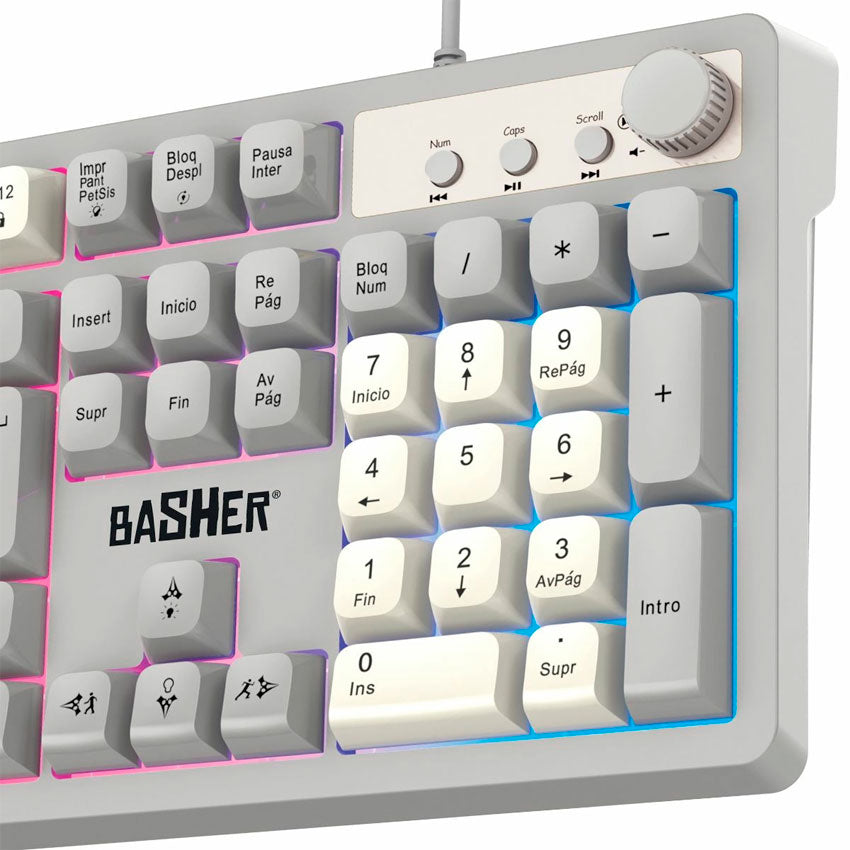 TECLADO GAMING BASHER MITZU