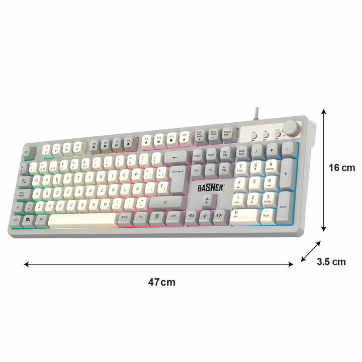 TECLADO GAMING BASHER MITZU