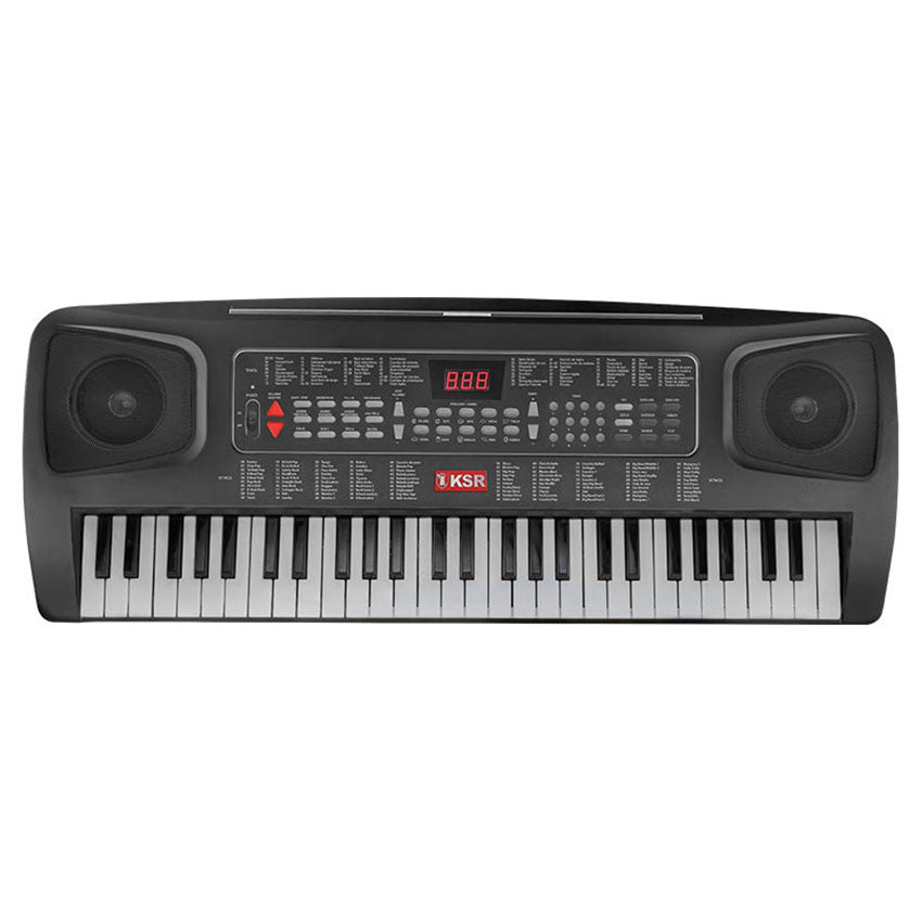 KAISER TECLADO MUSICAL 54 TECLAS 100 RITMOS MTC5485 INCLUYE ADAPTADOR