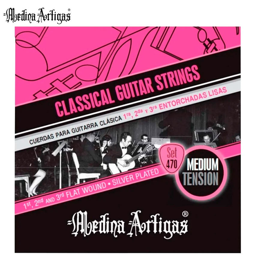 MEDINA SET DE CUERDAS PARA GUITARRA CLÁSICA 470