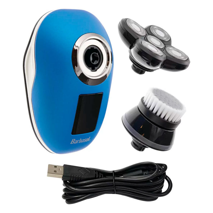 BARBASOL AFEITADORA RECARGABLE CON PANTALLA LCD