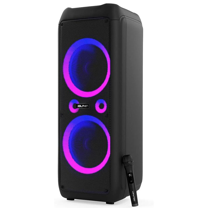 BAFLE DOLPHIN 2X12" RECARGABLE