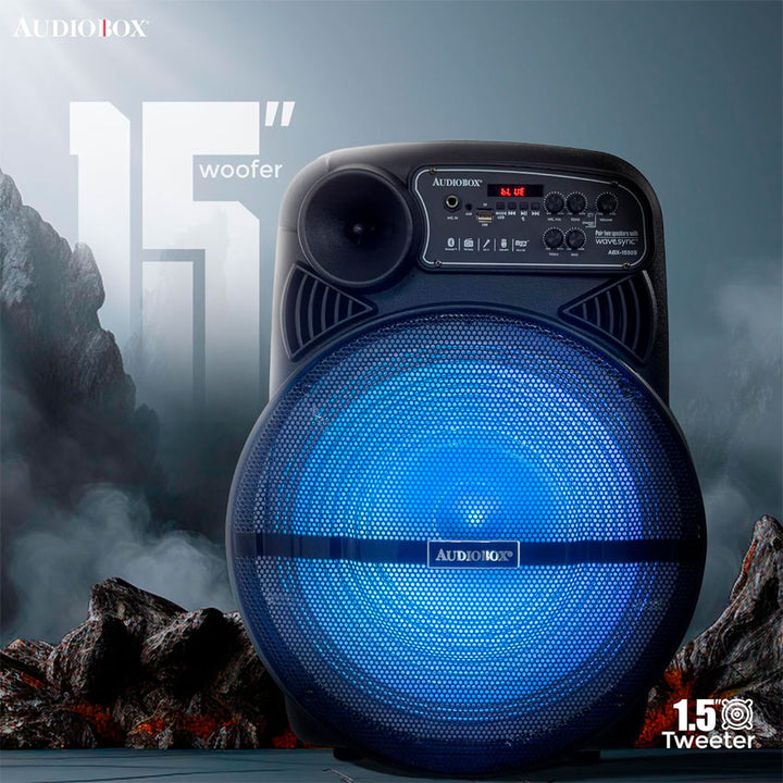 BAFLE AUDIOBOX 15" RECARGABLE