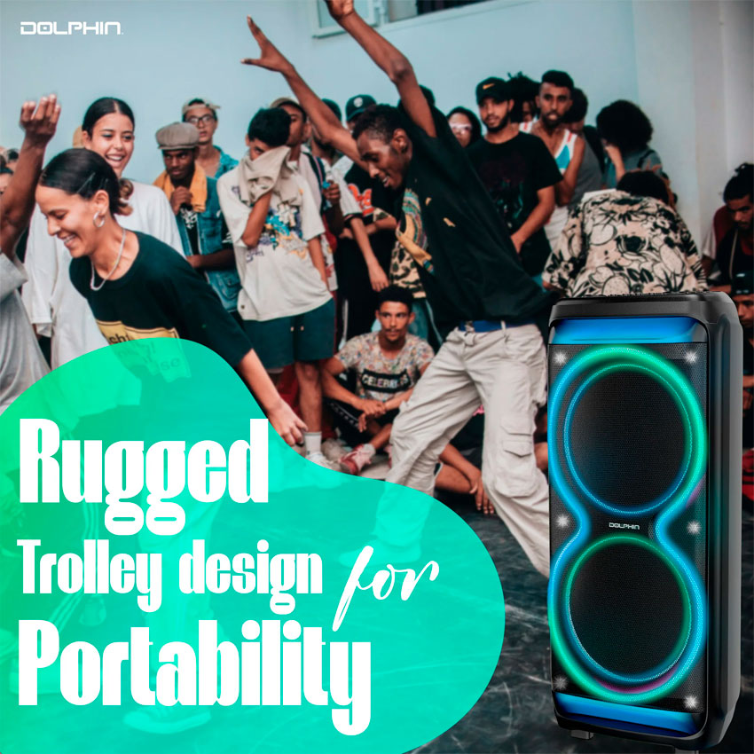 BAFLE AUDIOBOX 2X12" RECARGABLE