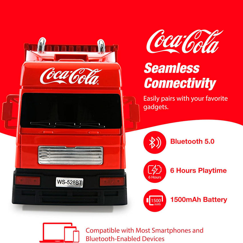 COCA-COLA BOCINA BLUETOOTH TRUCK OSO POLAR