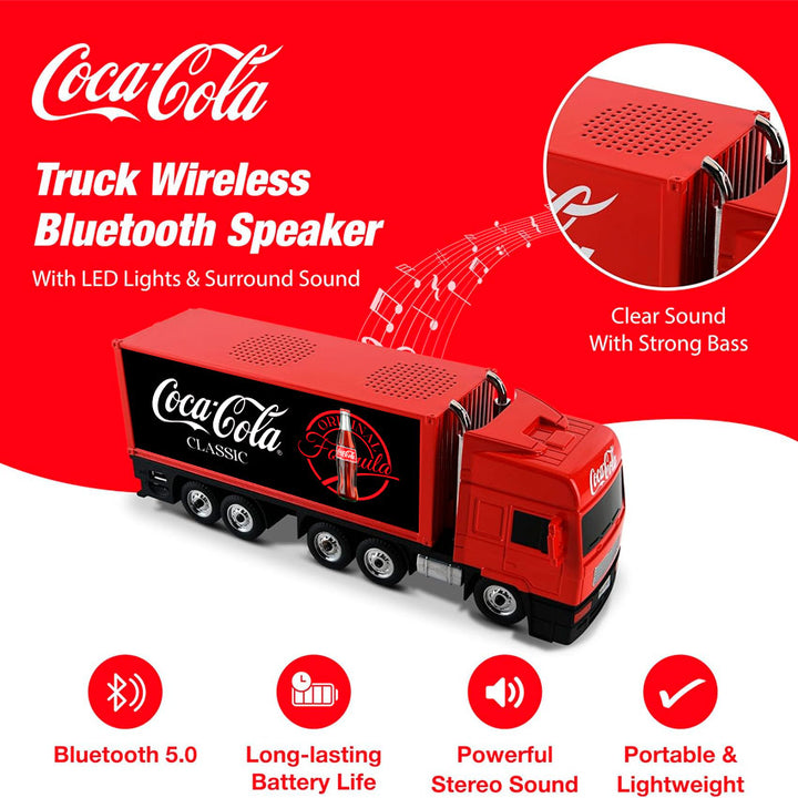COCA-COLA BOCINA BLUETOOTH TRUCK ORIGINAL FORMULA