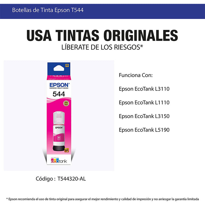 EPSON CARTUCHO DE TINTA T544120-AL MAGENTA