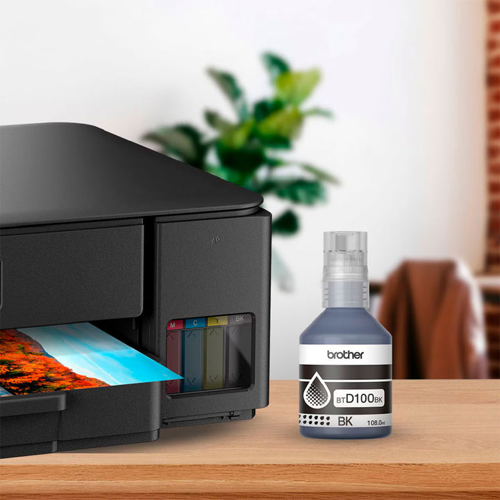 BROTHER BOTELLA DE TINTA NEGRO BTD100BK INKBENEFIT TANK ULTRA ALTO RENDIMIENTO