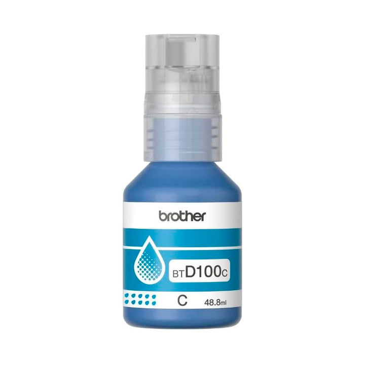 BROTHER BOTELLA DE TINTA CYAN BTD100C INKBENEFIT TANK ULTRA ALTO RENDIMIENTO