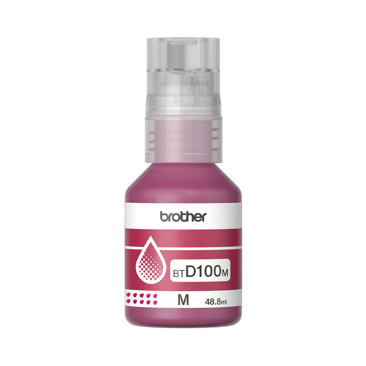 BROTHER BOTELLA DE TINTA MAGENTA BTD100M INKBENEFIT TANK ULTRA ALTO RENDIMIENTO
