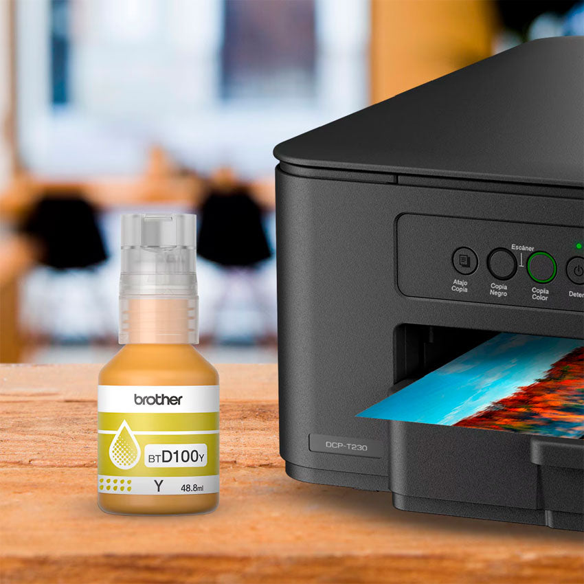 BROTHER BOTELLA DE TINTA YELLOW INKBENEFIT TANK ULTRA ALTO RENDIMIENTO