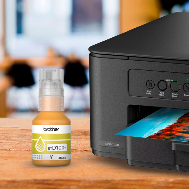 BROTHER BOTELLA DE TINTA YELLOW INKBENEFIT TANK ULTRA ALTO RENDIMIENTO