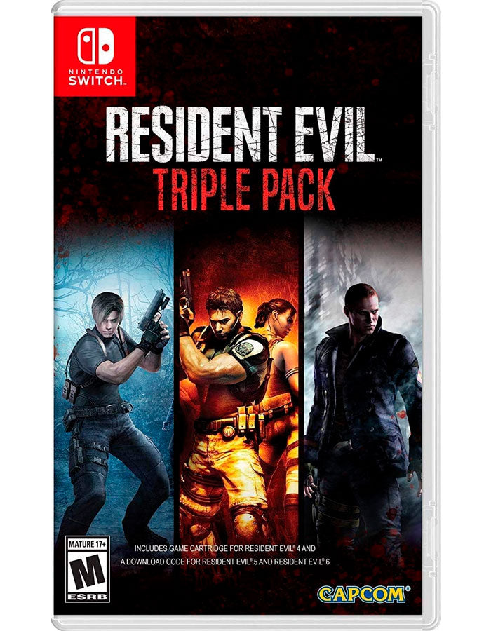RESIDENT EVIL TRIPLE PACK NINTENDO SWITCH STANDARD EDITION
