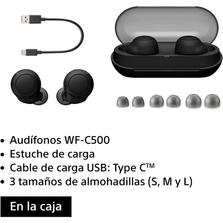 SONY AUDIFONOS TRUE WIRELESS IN EAR COLOR NEGRO