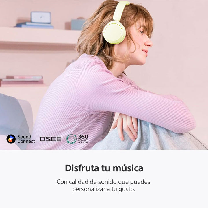SONY AUDÍFONOS INALÁMBRICOS WH-CH520 BLUETOOTH HASTA 50 H DE BATERÍA