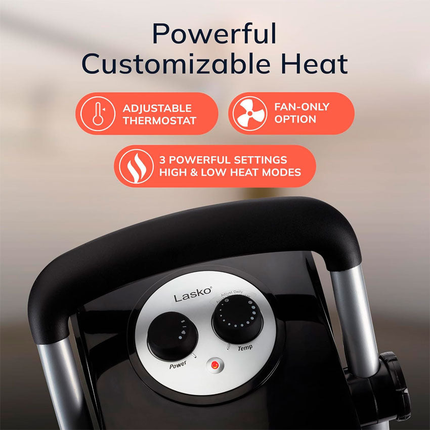 LASKO CALEFACTOR PRO-CERAMICA NEGRO