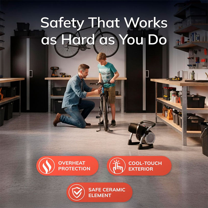 LASKO CALEFACTOR PRO-CERAMICA NEGRO