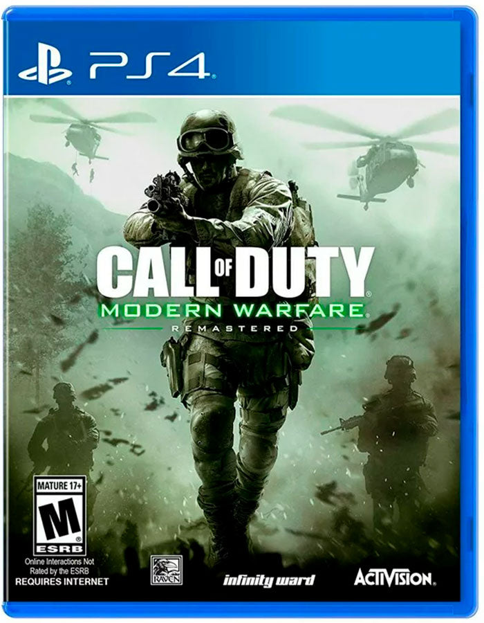 CALL OF DUTY MODERN WARFARE PLAYSTATION 4 REMASTERED