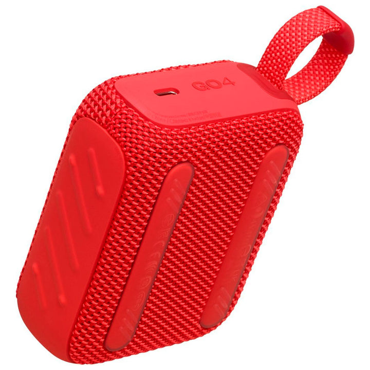 BOCINA BLUETOOTH JBL GO4 ROJO IMPERMEABLE