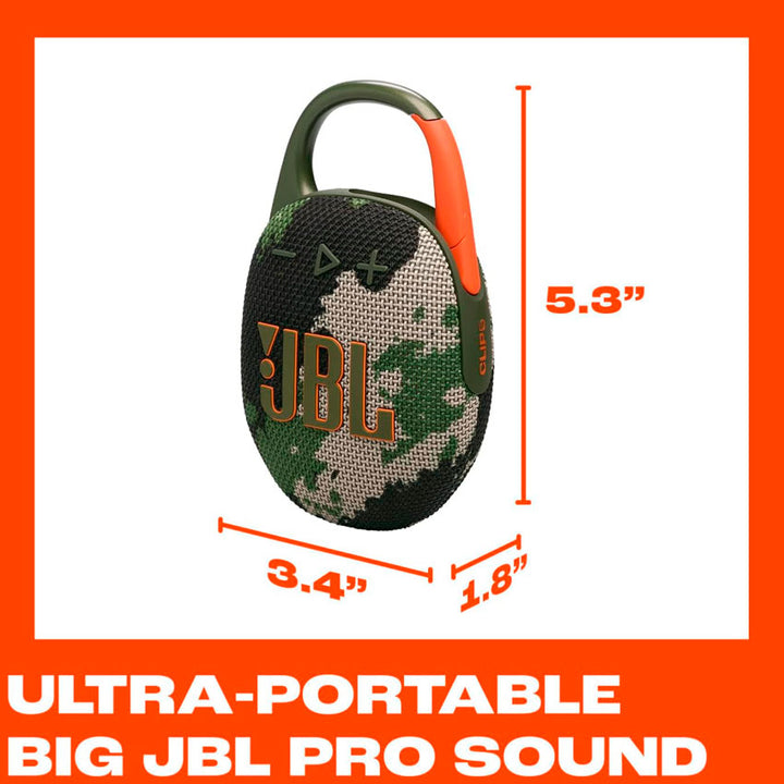 JBL BOCINA BLUETOOTH CLIP 5 CAMUFLAJE