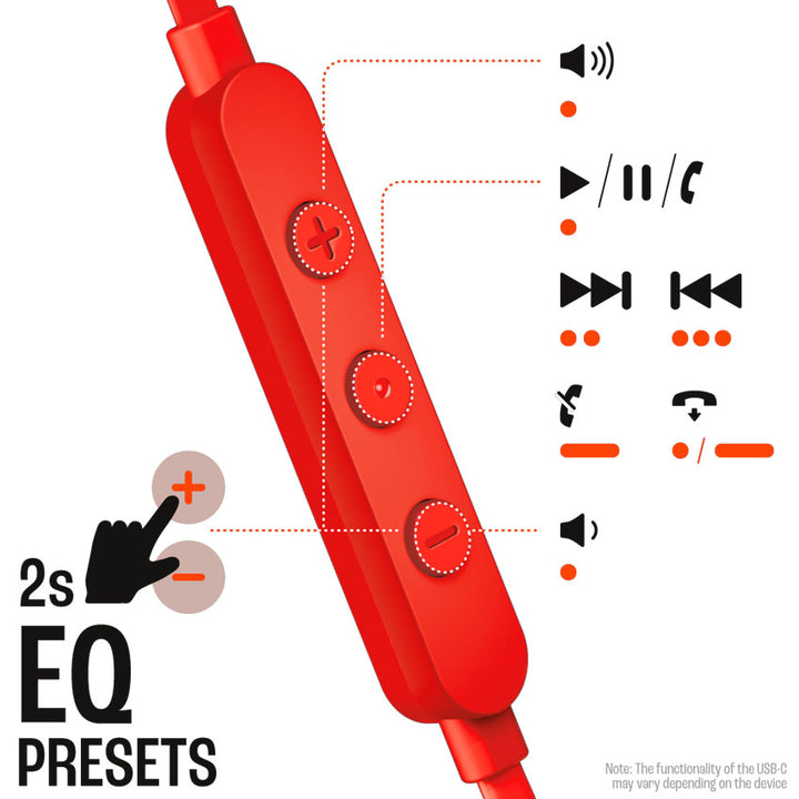 JBL AUDIFONOS TUNE 310 TIPO-C ROJO