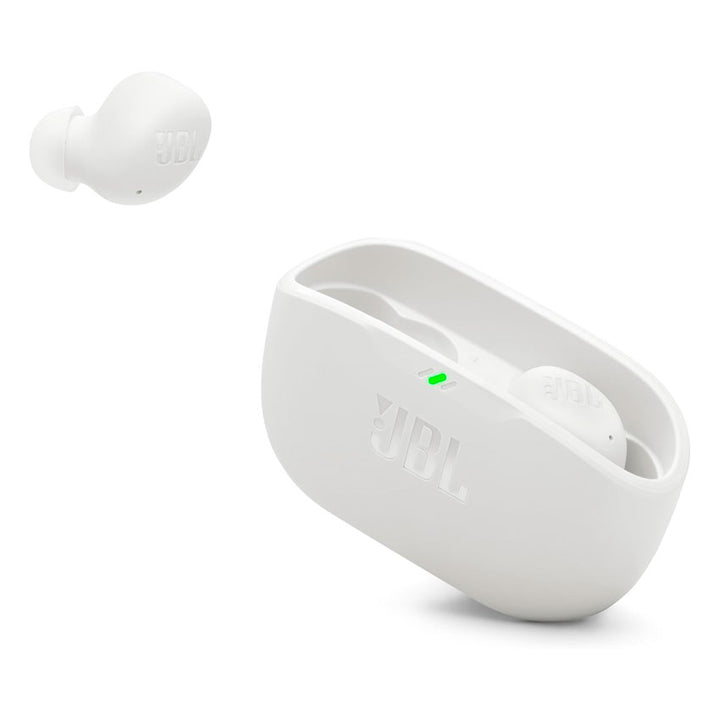 Jbl Audifonos True Wireless Vibe Buds 2 Color Blanco Sonido Potente y Cancelación de Ruido