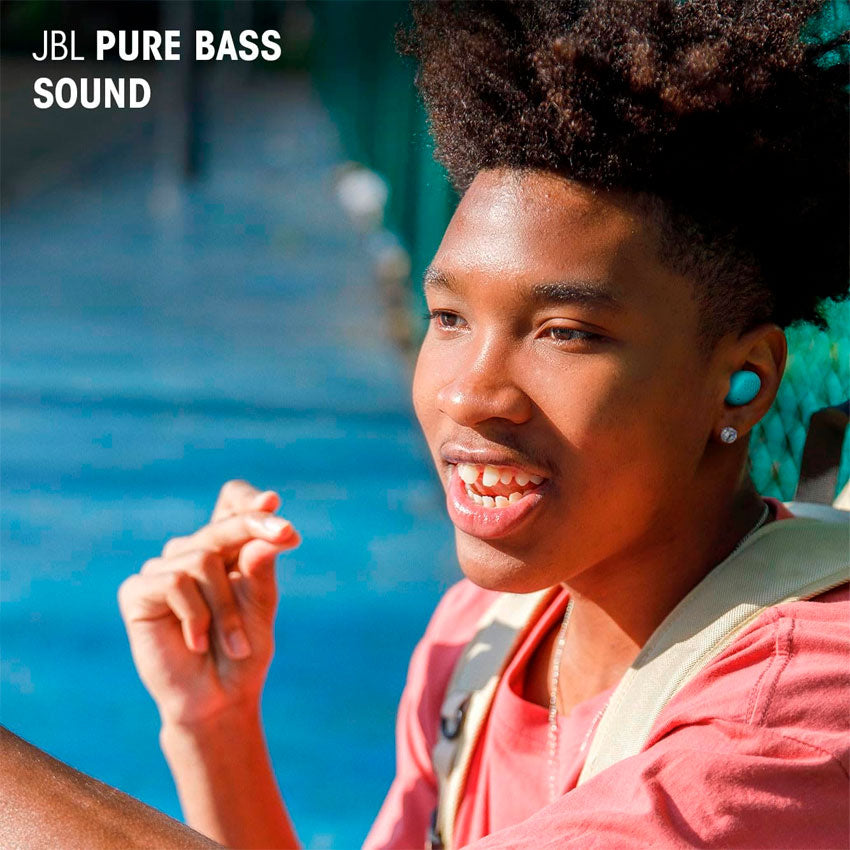 Jbl Audifonos True Wireless Vibe Buds 2 Color Blanco Sonido Potente y Cancelación de Ruido