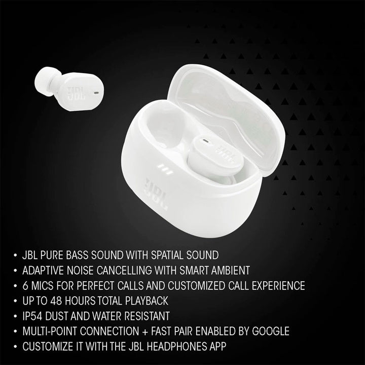 Audifonos True Wireless Jbl Tune Buds 2 Blanco