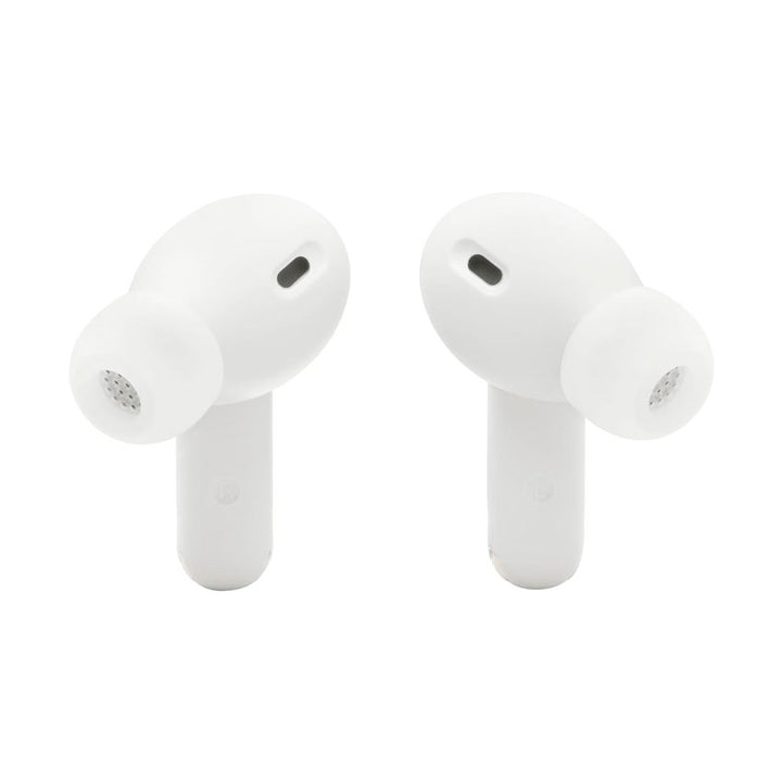 Jbl Audifonos True Wireless Tune Beam 2 Color Blanco Sonido Potente y Batería de Larga Duración