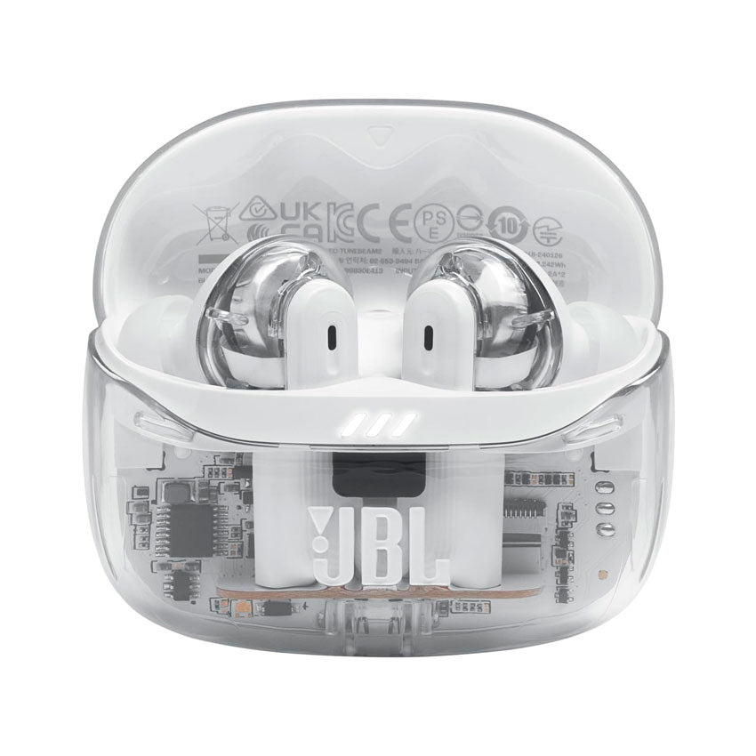 JBL AUDIFONOS TRUE WIRELESS TUNE BEAM 2 GHOST BLANCO